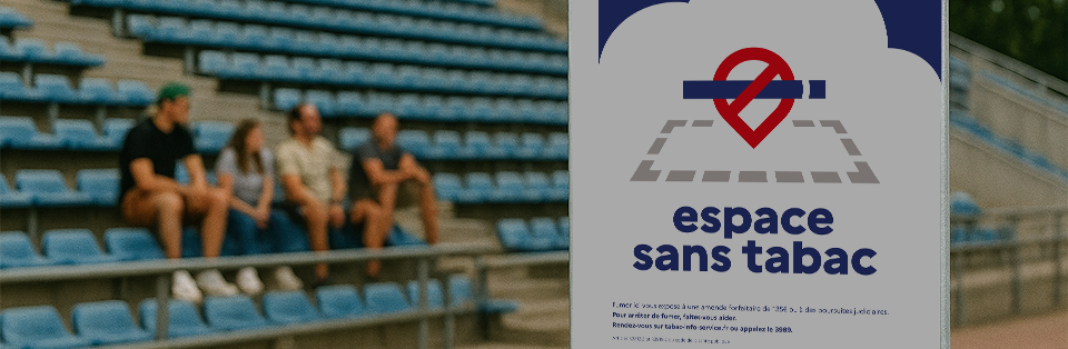stade, espace sans tabac